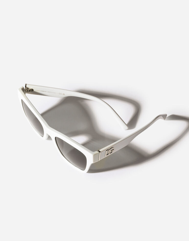Dolce & Gabbana DG Crossed Sunglasses White VG4512VP287