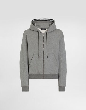 Dolce & Gabbana Sweat à capuche en coton Multicolor G9CIRTHU7ME