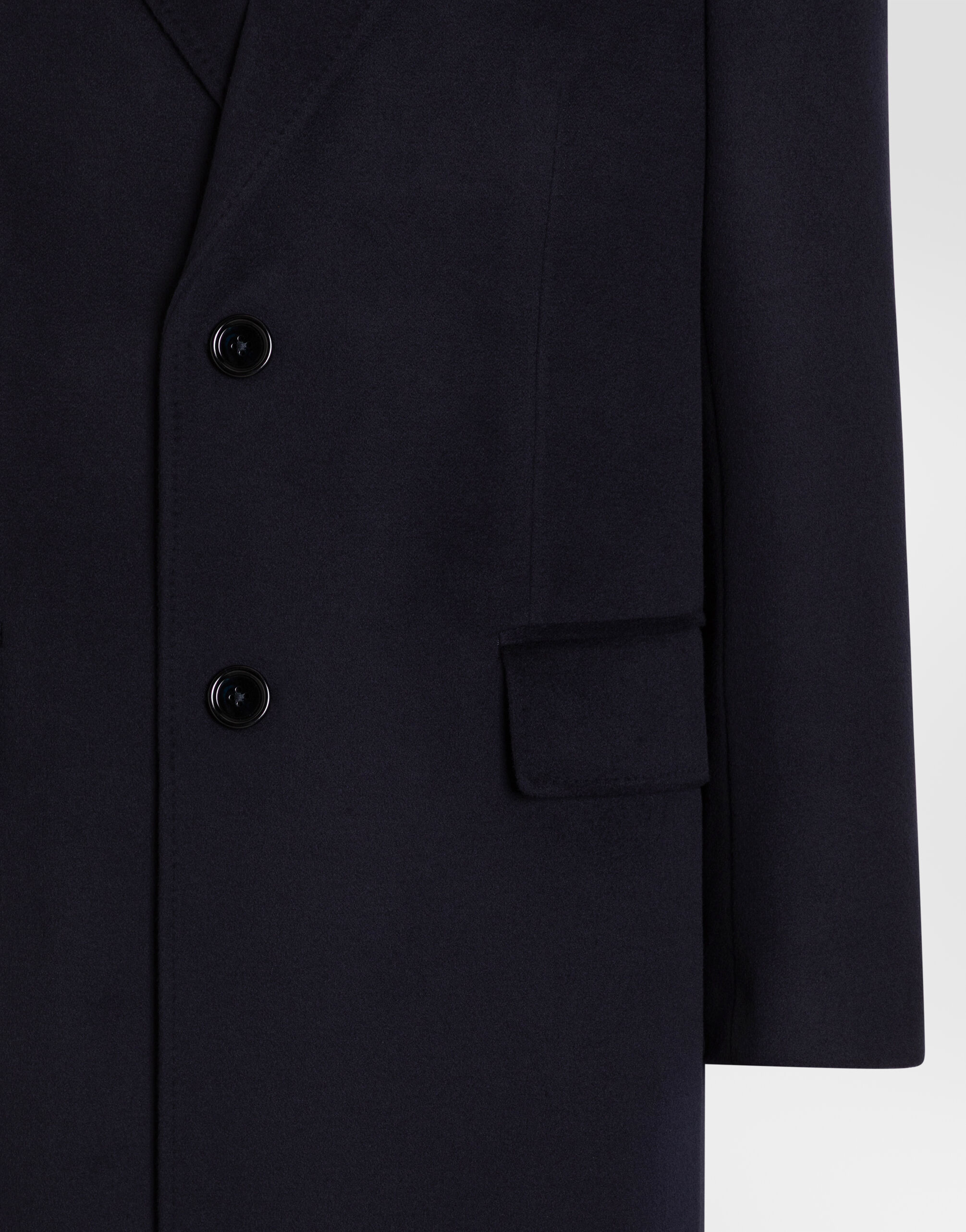 Single-breasted wool coat - thumbnail 8