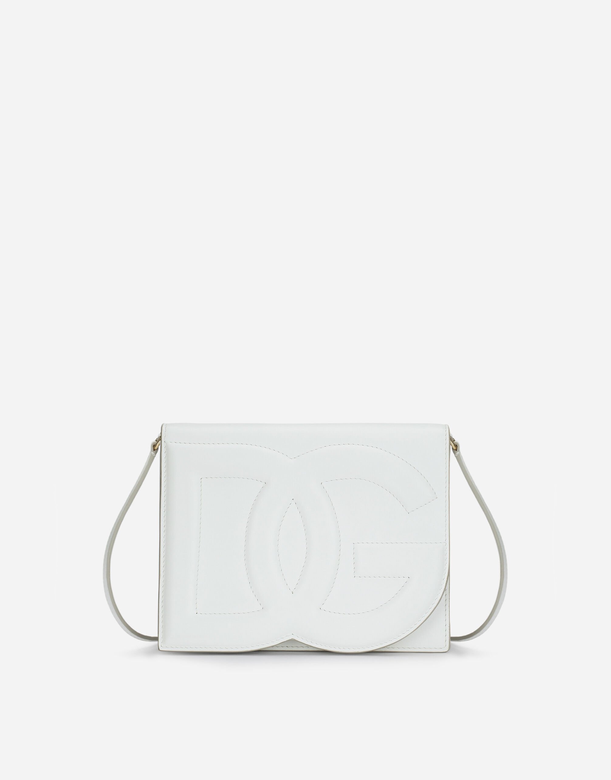 Dolce & Gabbana Calfskin DG Logo Bag crossbody bag Black BB6711AV893