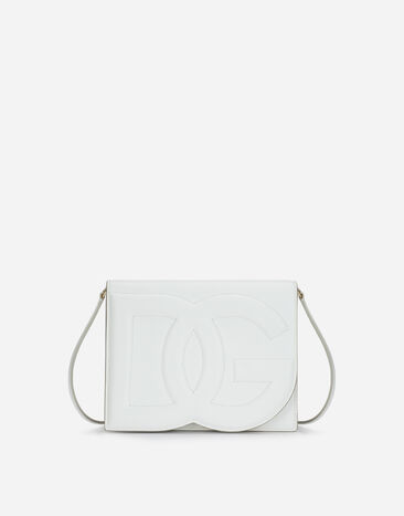 Dolce&Gabbana Calfskin DG Logo Bag crossbody bag White F8N08TFU7EQ