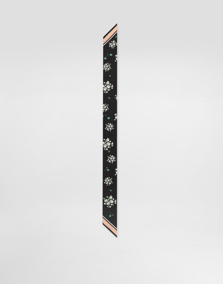Dolce & Gabbana 6x100 geranium-print silk twill bandeau Dolce & Gabbana 6x100 geranium-print silk twill bandeau Multicolor FS215AGDDUM