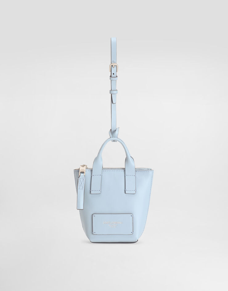 Dolce & Gabbana Adamo crossbody minibag in calfskin Azure BP3418AV893