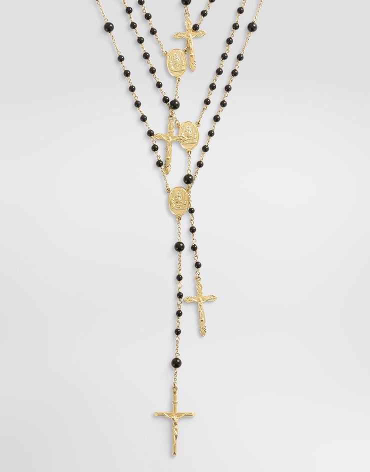 Dolce & Gabbana Multi-rosary necklace Gold WNS6V6W1111
