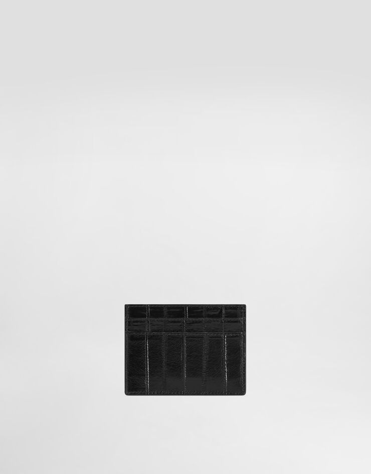 Dolce & Gabbana Eel skin card holder Black BP0330A8M24