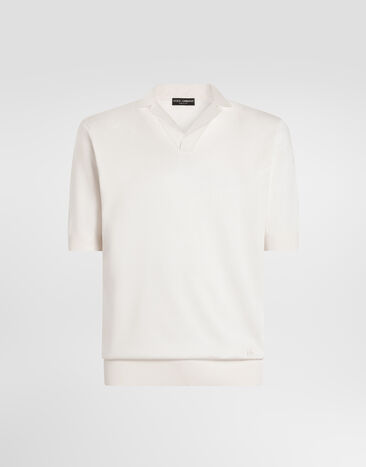 Dolce & Gabbana Polo en punto de seda Dolce & Gabbana Polo en punto de seda GXZBTZJBSPK