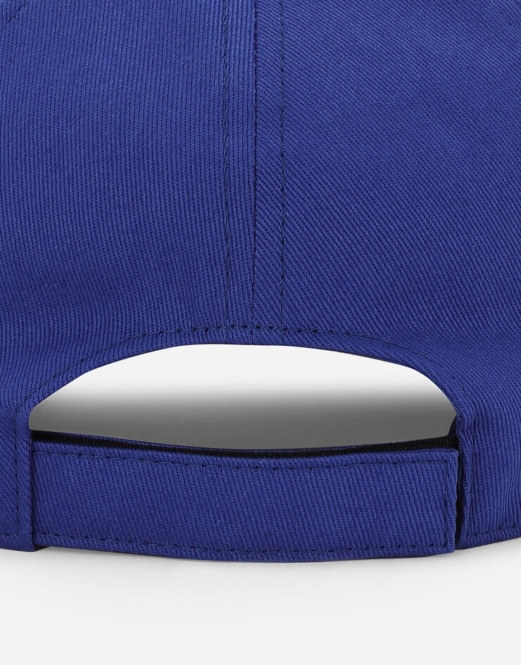 Dolce & Gabbana Baseball cap with DG logo Azure LB4H80G7KN0
