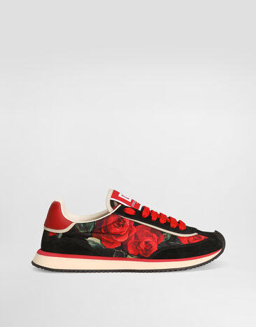Dolce & Gabbana Mixed-material DG Cushion sneakers Blue CK2288A6N32