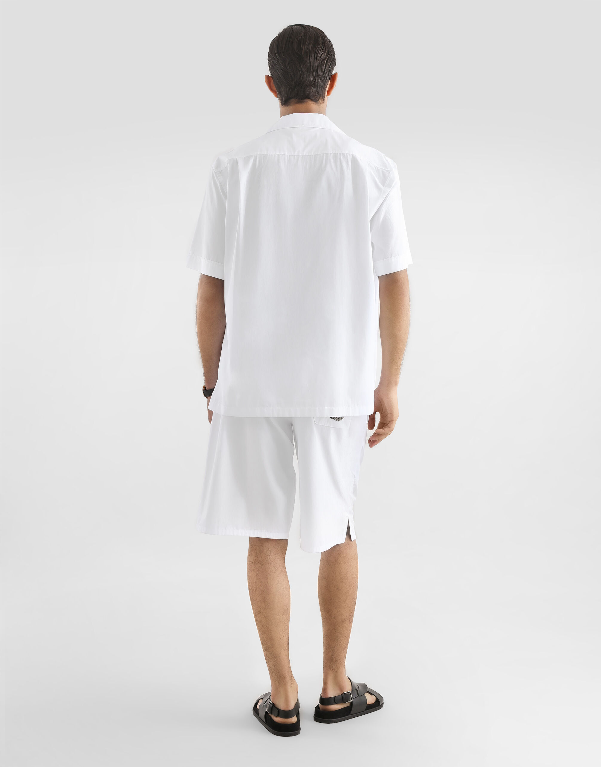 Vanity cotton bermuda shorts in White for Men | Dolce&Gabbana® US
