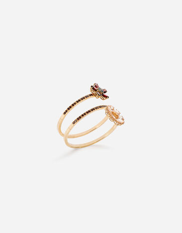 Dolce & Gabbana Spring Bracelet 18kt yellow gold, rhodolite garnets, morganites, blue zircon and citrine Gold WBMI3GWMGZQ
