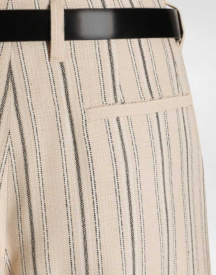 Dolce & Gabbana Regimental pinstripe trousers Multicolor FTDMITFR8AC