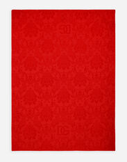 Dolce & Gabbana Beach Towel in Cotton Terry Jacquard Multicolor TCF013TCAHD