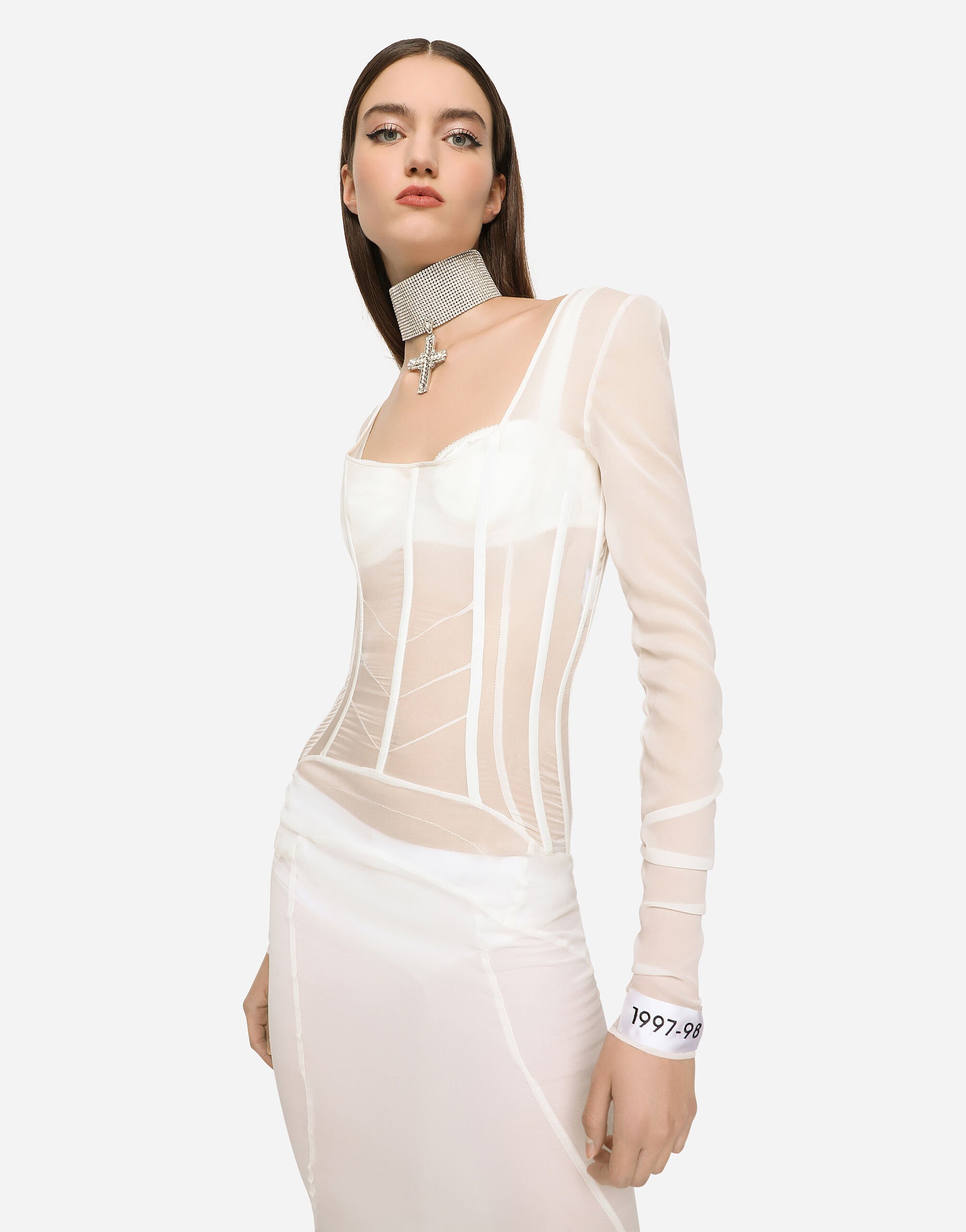 すぐったレディース福袋 dress georgette Long DOLCE&GABBANA KIM with detailing corset トップス