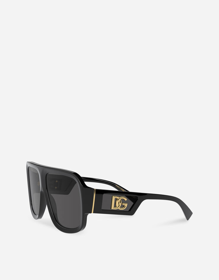 Dolce & Gabbana Sonnenbrille DG Crossed Schwarz VG4401VP187