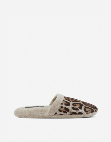 Dolce & Gabbana Cotton Terry Slippers Multicolor TCF014TCAGM