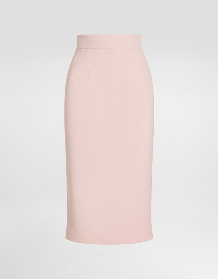 Dolce & Gabbana 弹力卡迪半裙 粉红 F4C11TFUAE5
