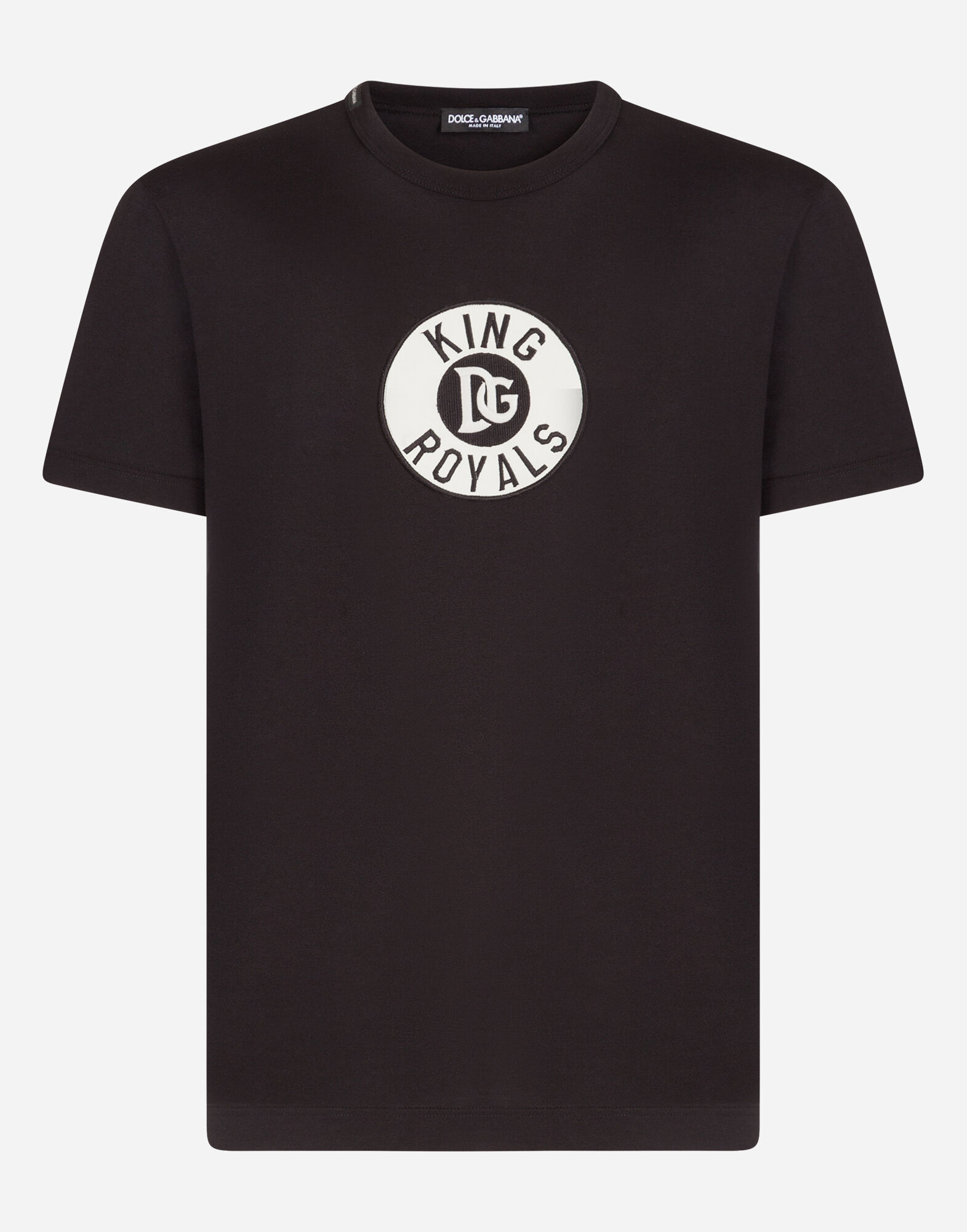 Cotton t shirt with patch