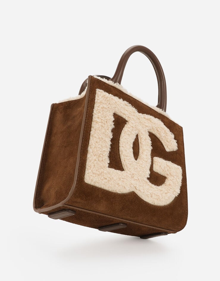 Dolce&Gabbana حقيبة تسوق صغيرة DG Daily بني BB7479AN339