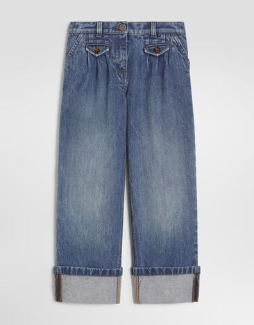 Dolce & Gabbana 5-pocket denim trousers Blue L53P66LDE18