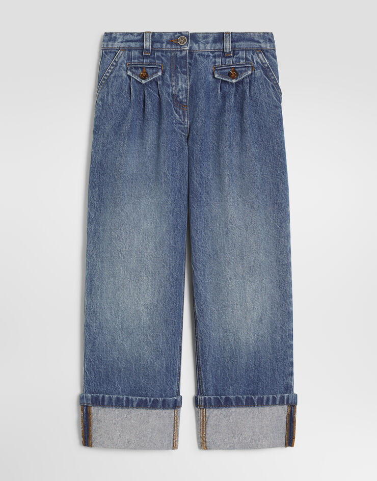 Dolce & Gabbana 5-pocket denim trousers Dolce & Gabbana 5-pocket denim trousers Blue L53P66LDE18