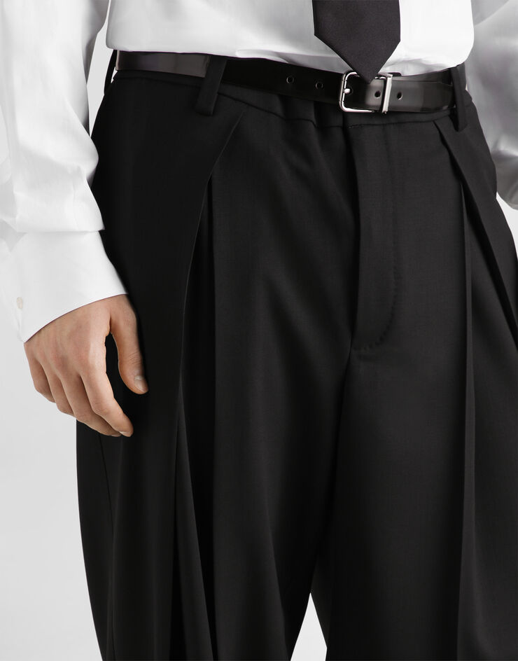 Dolce & Gabbana Virgin wool gabardine trousers Dolce & Gabbana Virgin wool gabardine trousers GP1W1TFUBG4