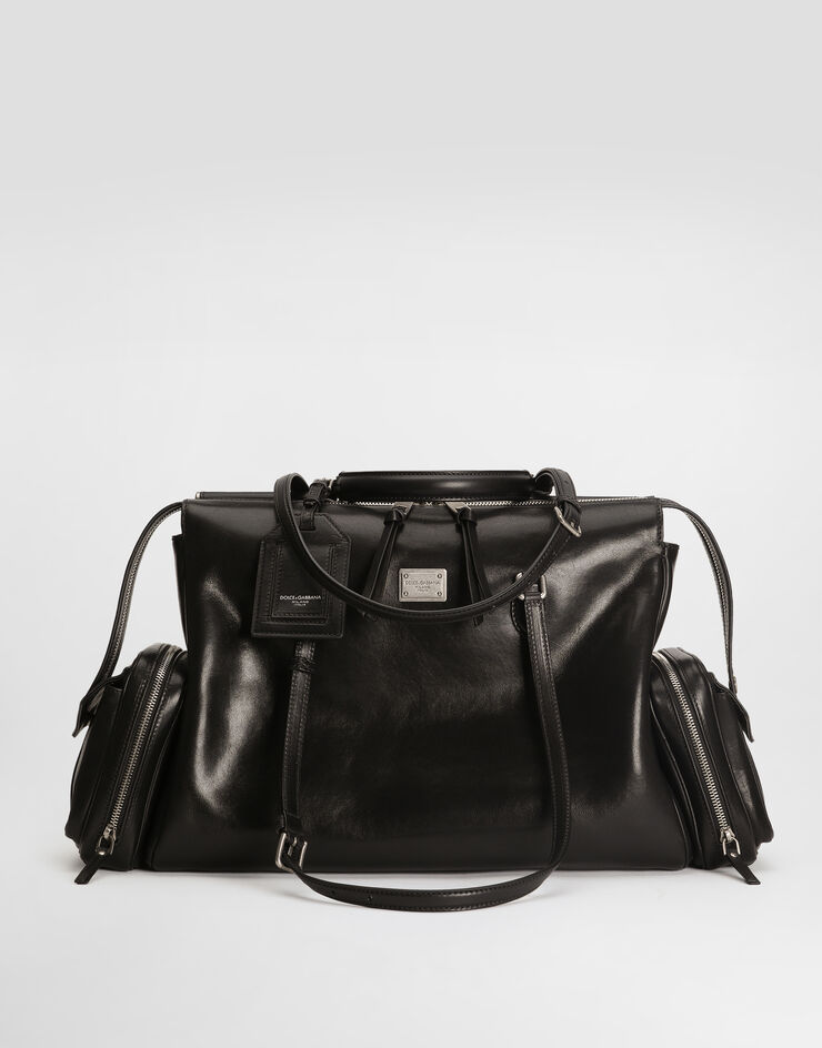 Dolce & Gabbana Vittoria calfskin bag Black BB7863AW118