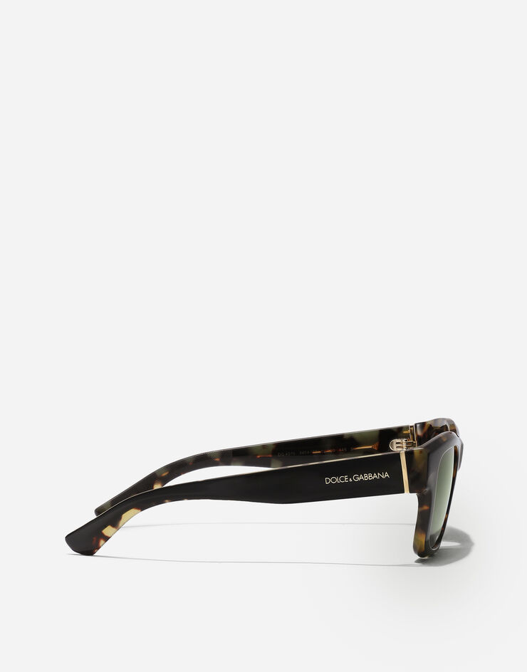 Dolce & Gabbana نظارة شمسية Lusso Sartoriale أسود على هافان أصفر VG4515VP471