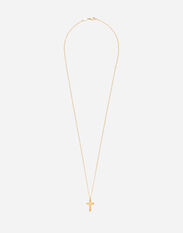 Dolce & Gabbana Cross pendant on yellow gold chain Yellow gold WNHS2GW2N01