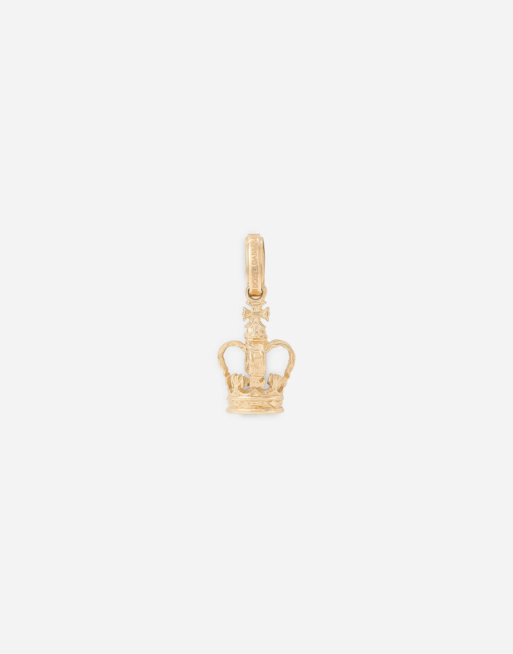 Dolce & Gabbana Crown-Charm aus Gelbgold Gelbgold WALK4GWYE01