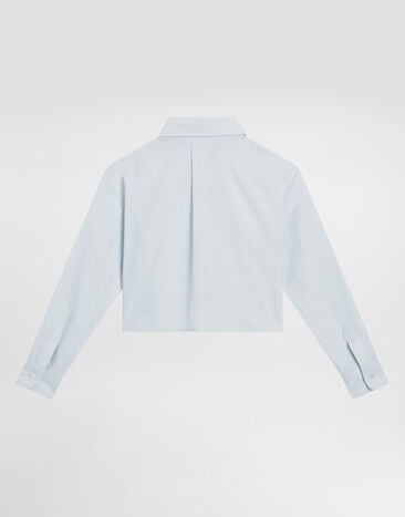 Dolce & Gabbana Oversized cotton shirt Grey L56S35FU609