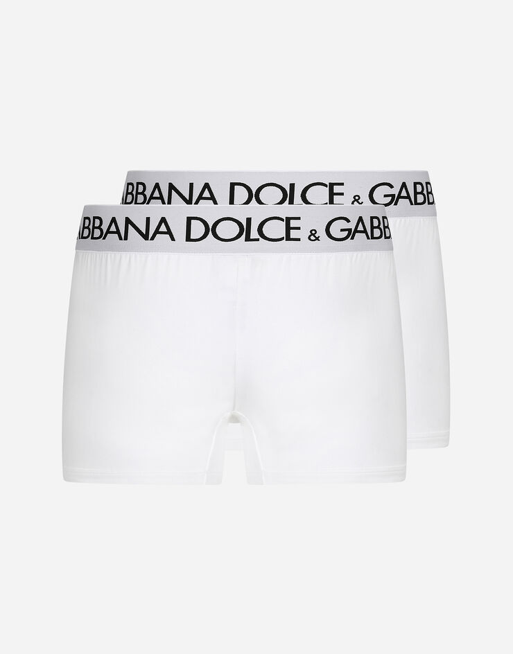 Dolce & Gabbana Bi-pack boxer jersey cotone bielastico White M9D70JONN97