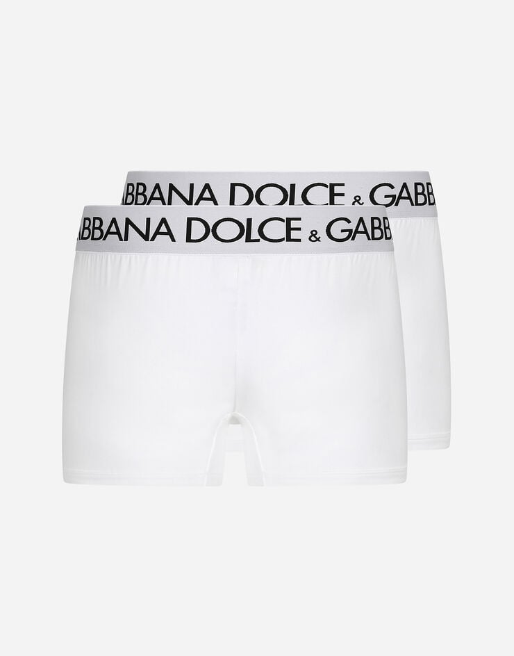 Dolce & Gabbana Боксеры из биэластичного хлопкового джерси (комплект × 2) белый M9D70JONN97