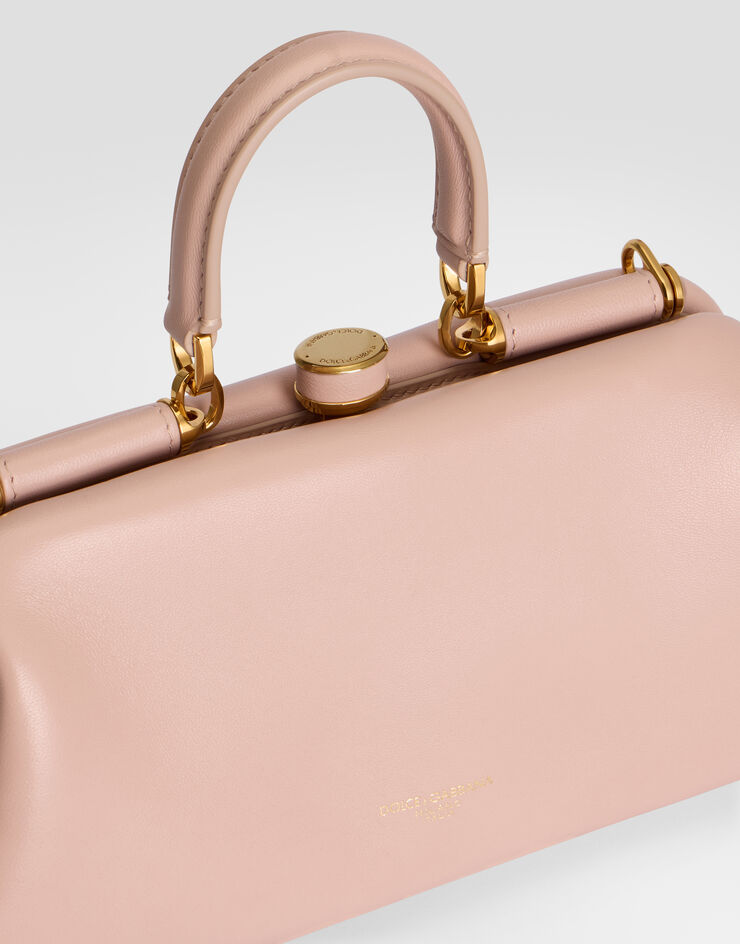 Dolce & Gabbana Handtasche Grandma mittelgroß aus Plongé-Nappaleder Dolce & Gabbana Handtasche Grandma mittelgroß aus Plongé-Nappaleder Puder BB7986BF984