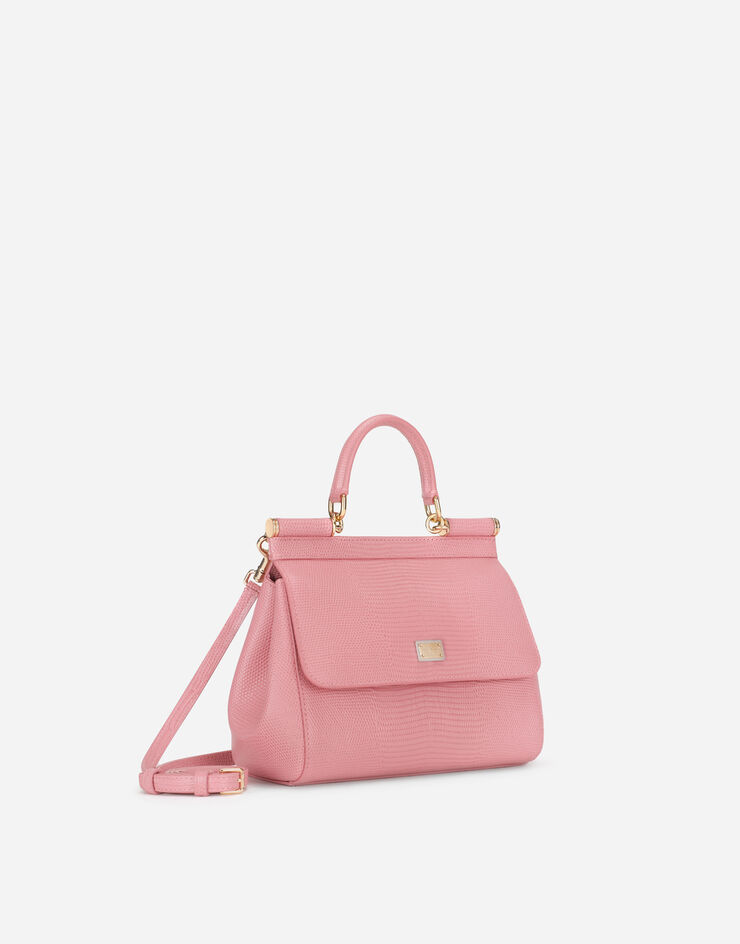 Dolce & Gabbana Henkeltasche Sicily mittelgroß ROSA BB6003A1095