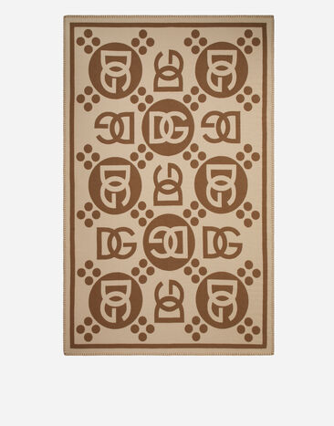 Dolce & Gabbana Wool Jacquard Blanket Multicolor TCE012TCAN2