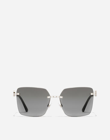 Dolce & Gabbana DG Crystals Sunglasses Silver VG2332VM588
