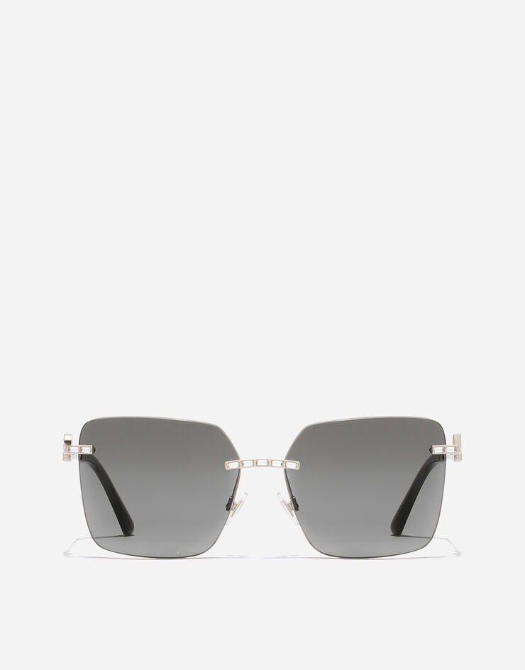 Dolce & Gabbana DG Crystals Sunglasses Dolce & Gabbana DG Crystals Sunglasses Silver VG2332VM588