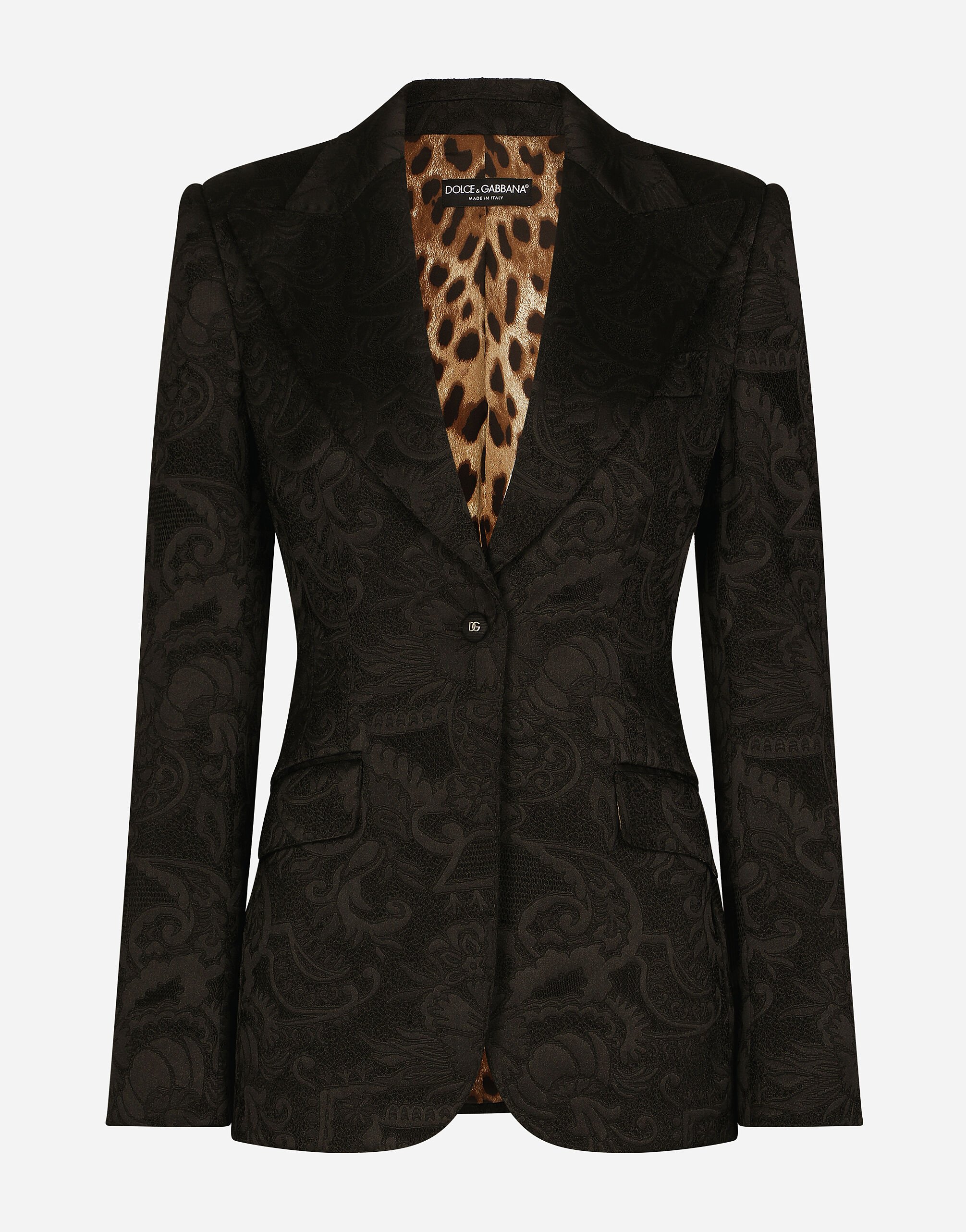 Dolce & Gabbana Floral jacquard Turlington blazer Print F26S5TFSIBD