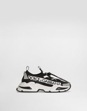 Dolce & Gabbana Knit Airmaster sneakers with Dolce&Gabbana logo Multicolor DA5203AB068