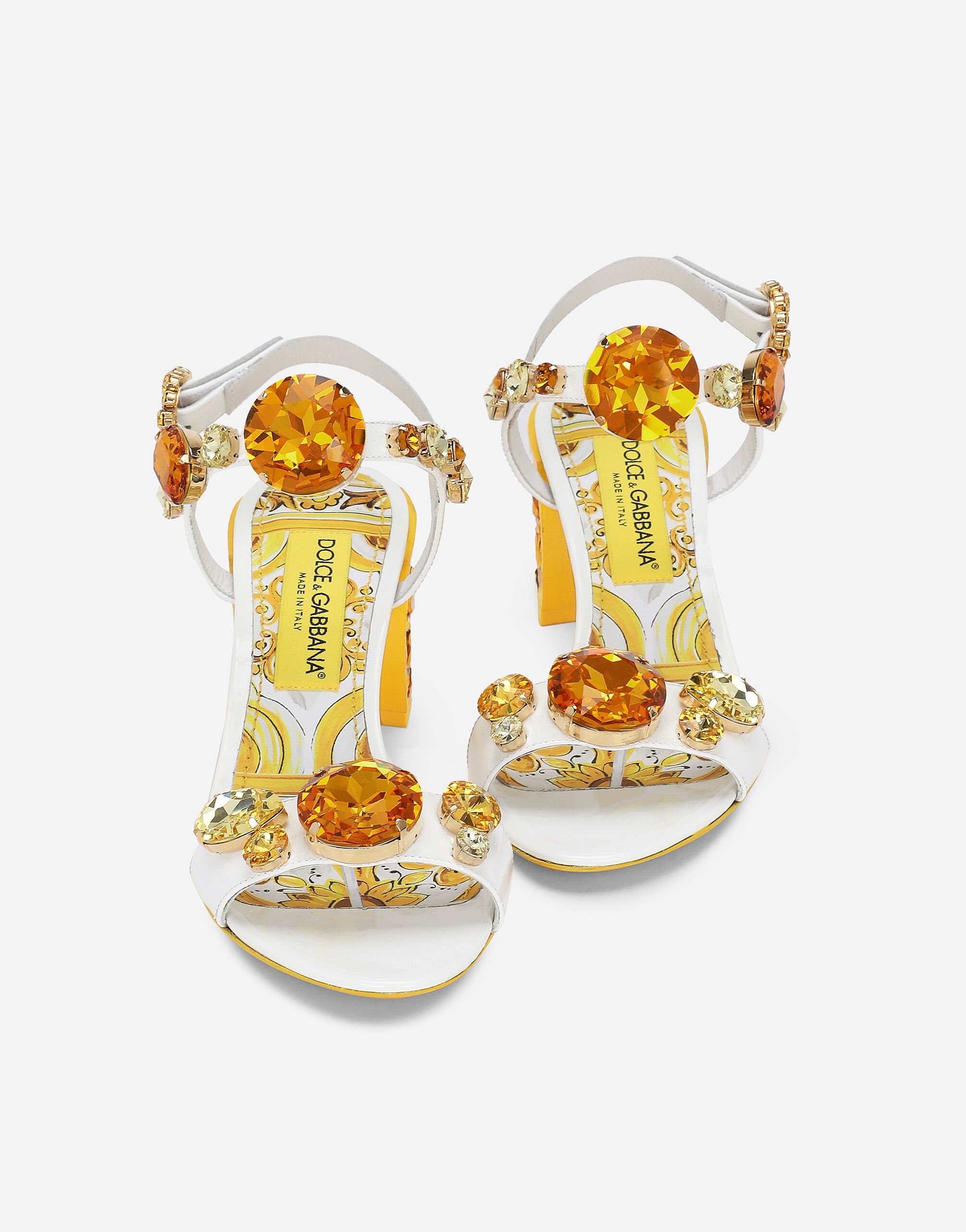 人気が高い stone with sandals leather Patent embellishment painted and 靴