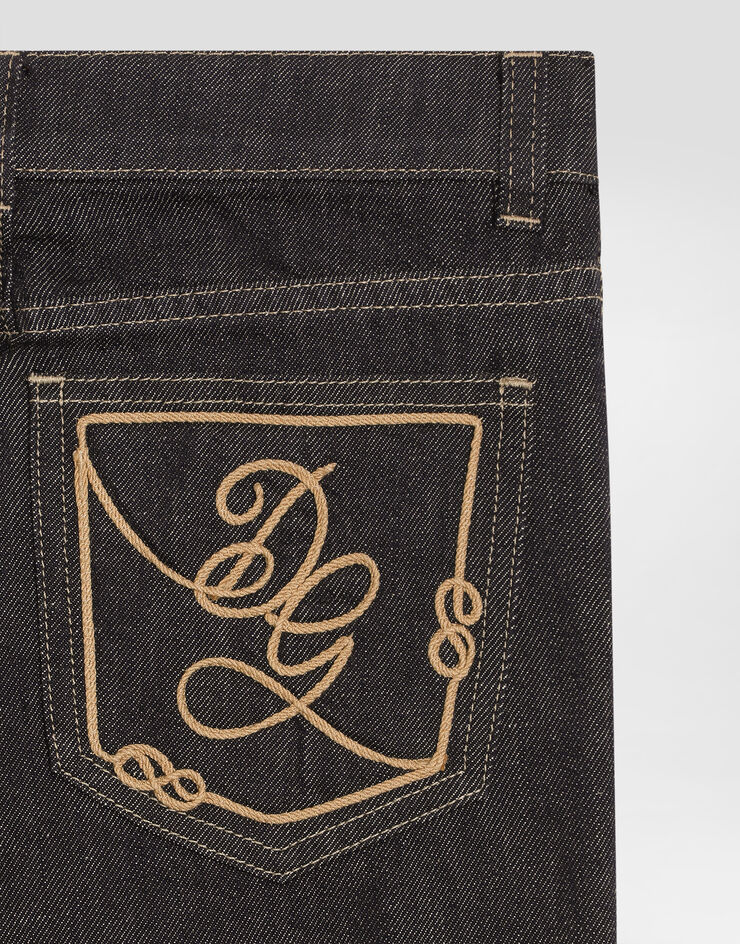 Dolce & Gabbana 5-pocket denim trousers Grey L42F96LDE14