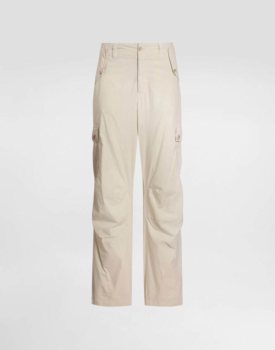 Poplin trousers