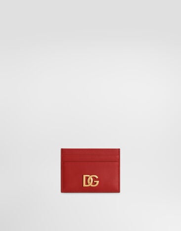 Dolce & Gabbana Calfskin card holder Red BI0330A3P00