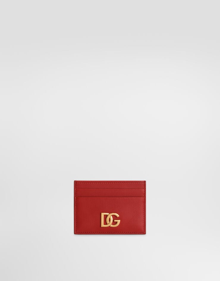 Dolce & Gabbana Calfskin card holder Red BI0330A3P00