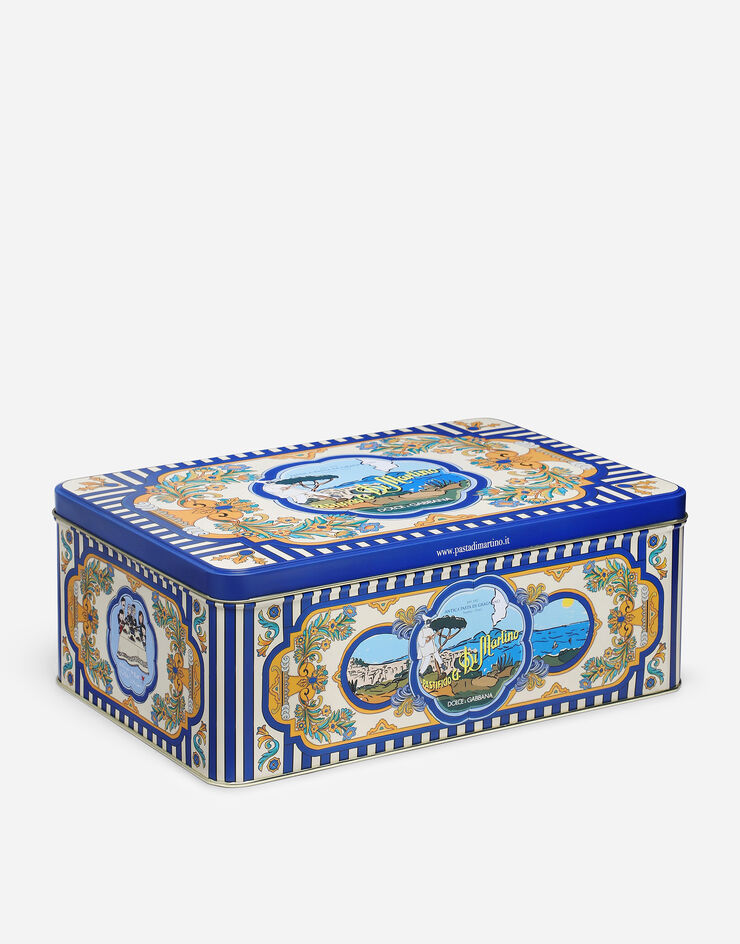 Dolce & Gabbana صندوق هدايا مكون من 5 أنواع من المكرونة وطماطم لامبادينا ومريلة Dolce&Gabbana أزرق PS6000RES10