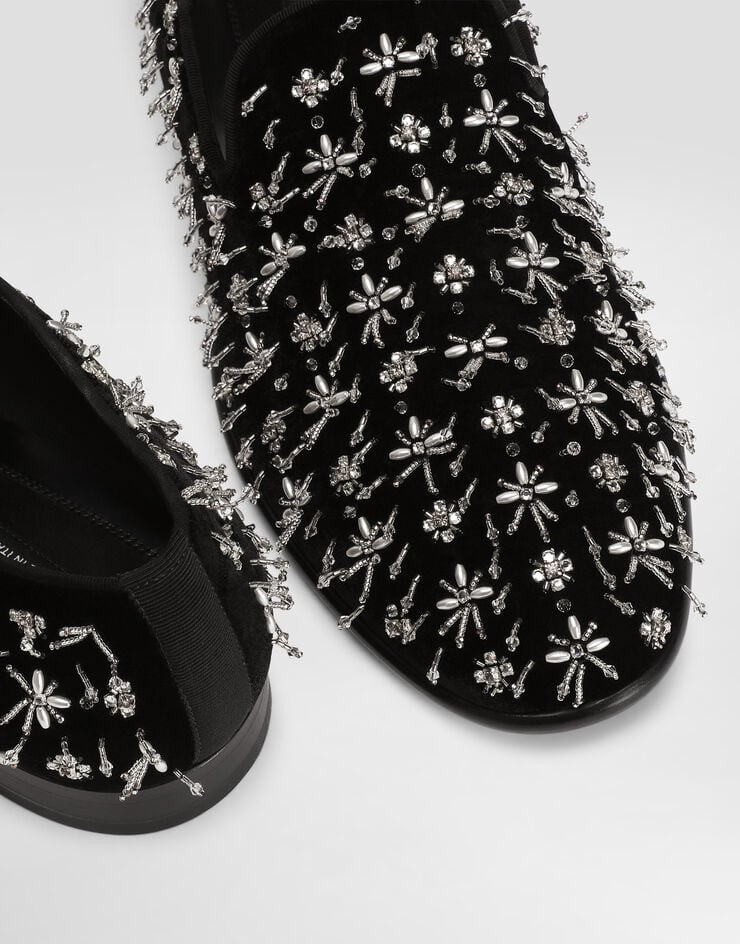 Dolce & Gabbana Velvet slippers Dolce & Gabbana Velvet slippers A50787A0934