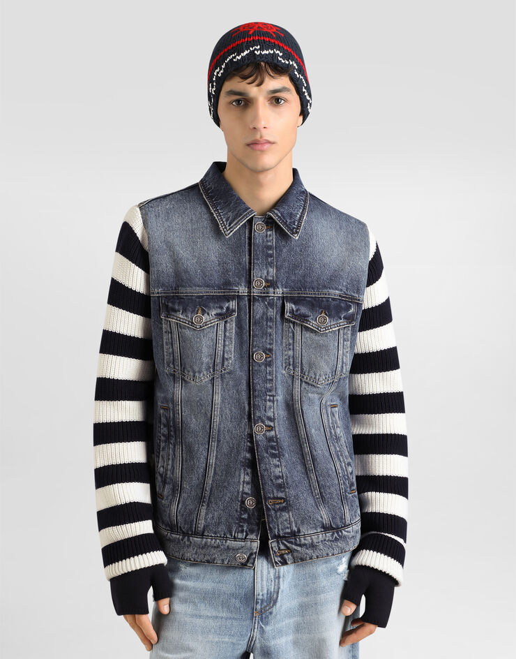 Dolce & Gabbana Cazadora en denim Multicolor G9CLXDGK526