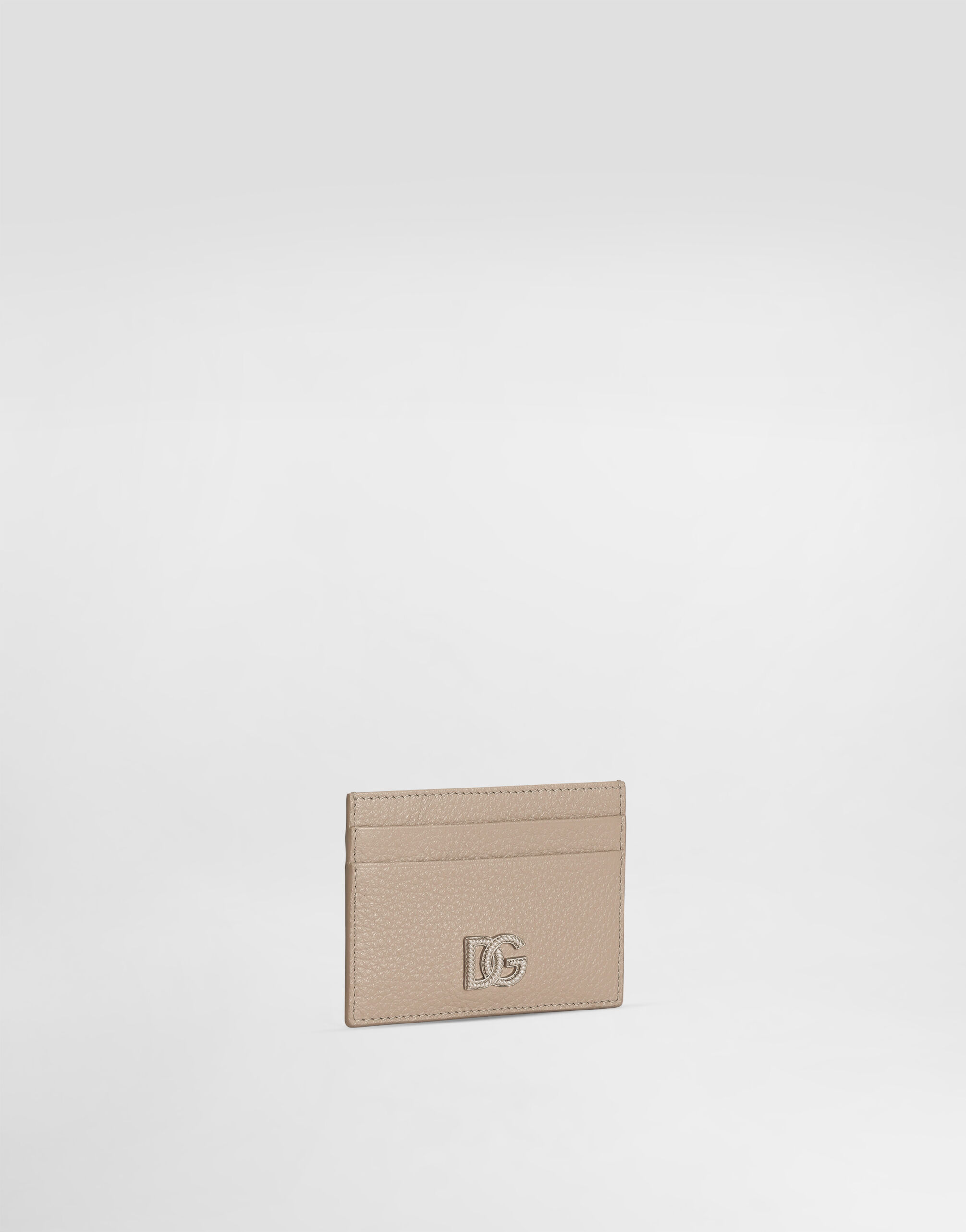 Calfskin card holder with logo