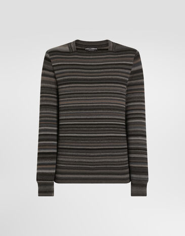 Dolce & Gabbana Striped wool pullover  GXXCHTJDVL1