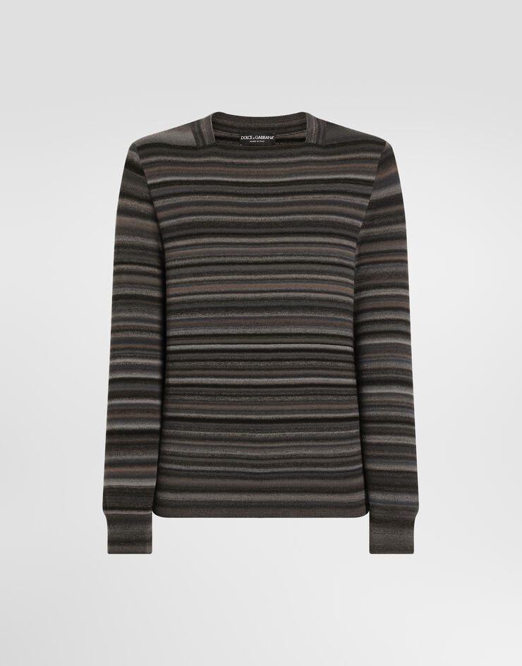 Dolce & Gabbana Striped wool pullover  GXXCHTJDVL1